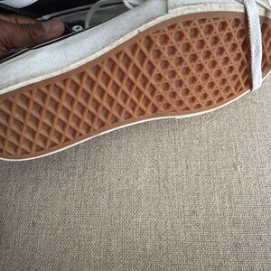 Vans White and Black Sneakers